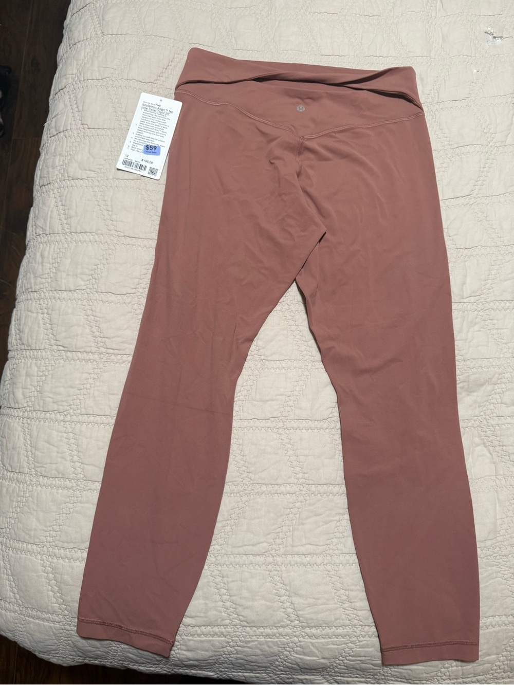 lululemon athletica Mauve/Pink Leggings